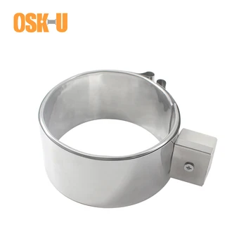 

85mm ID Band Heater Stainless Steel 80/85/90/100mm Height Ceramic Injected Mould Heating Element Wattage 650/680/720/800W
