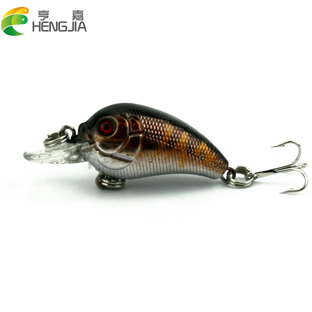 1 шт. 45 мм 4 2 г Crank Bait Пластиковые жесткие приманки рыболовных приманок воблеры