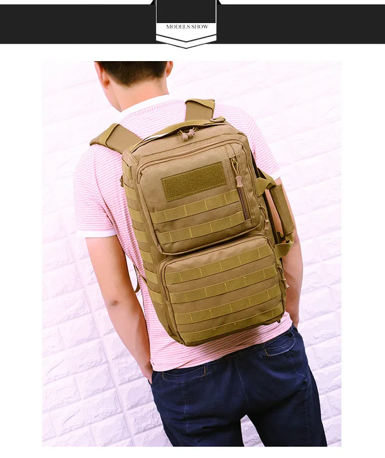 Bolsas de Camuflagem Militar do Exército Mochila de Trekking Bolsa do Portátil Bolsa de Desporto de Viagem Mochila Molle Tático Camping Mochilas 2 Cheap Mochilas escal.