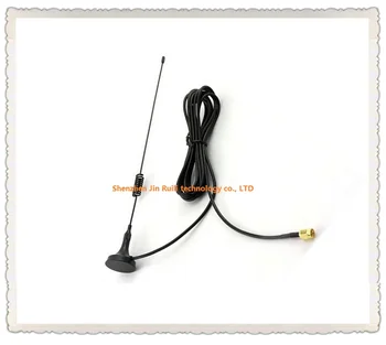 

10pcs/lot GSM/GPRS sucker antenna length 3m cable SMA Lo needle 900/1800MHZ use male Magnetic male connector