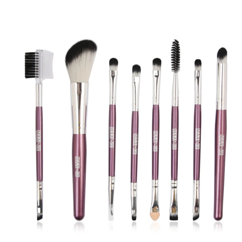 

2019 8pcs/1 Set Makeup Brushes Set Lip Contour Eyeshadow Concealer Blush Powder Brush Eyebrow Eyelash Comb Cosmetic Tools