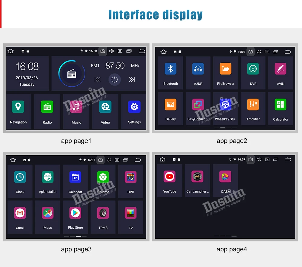 Cheap Dasaita 10.2" IPS Android 9.0 Car Multimedia Player Touch Screen for Nissan Murano Z52 2015 2016 2017 Autoradio Accessorie 20