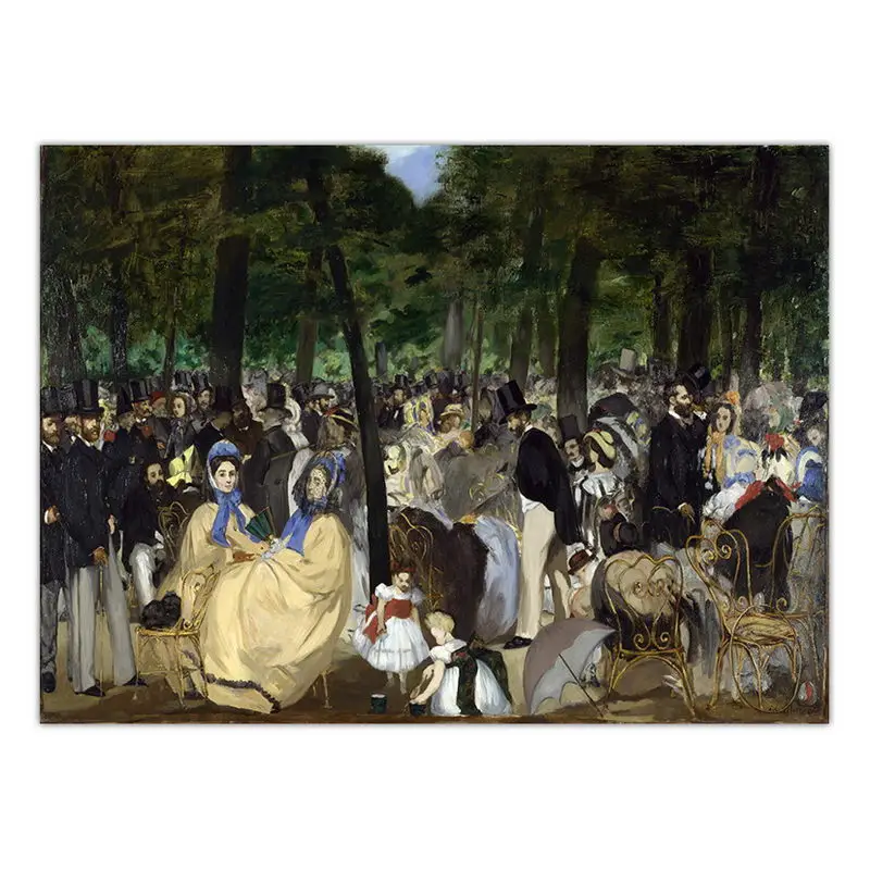 Украшение дома художественные настенные картины для гостиной холст с печатью постера печатные картины French Edouard Manet 2 - Цвет: K00889