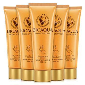 

60g Horse Oil Repair Hand Cream Moisturizing Anti-Aging Skin Whitening Hand Cream Skincare Nourishing crema de manos Winter
