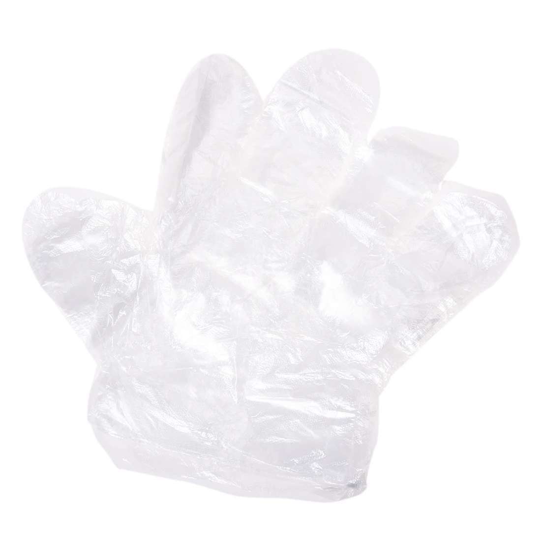 25 пар пищевого обслуживания Clear одноразовые резиновые перчатки