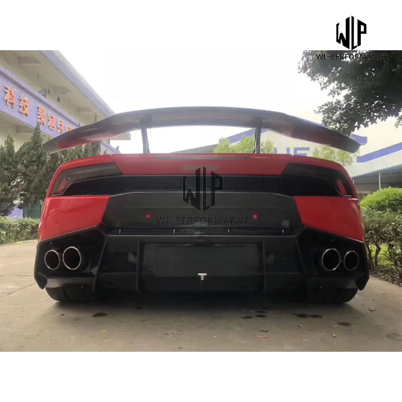 LP610 карбоновый передний разделитель боковые юбки задний диффузор задний спойлер для Lamborghini LP610 Mansory стиль стайлинга автомобилей