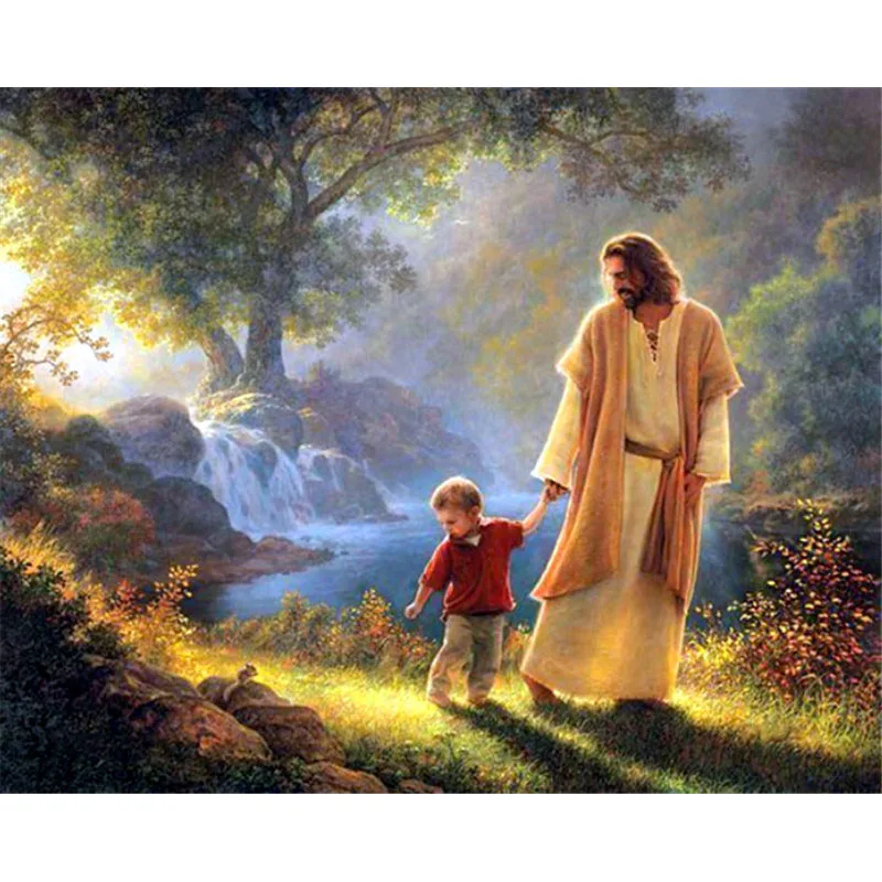 

5D DIY Diamond Painting Christian Jesus Icons Diamond Mosaic Religion Needlework Drill Embroidery Cross Stitch for Home Decor
