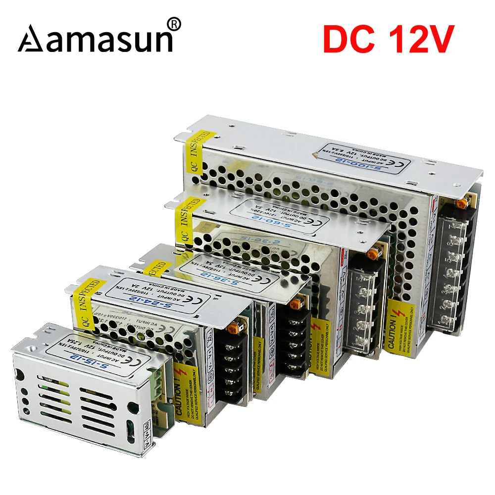 Mini AC 110/220V To DC 12V 5A /8.5A/10A/15A/20A/30A LED Switching Power Supply Mini AC 110/220V To DC 12V 5A /8.5A/10A/15A/20A/30A LED Switching Power Supply
