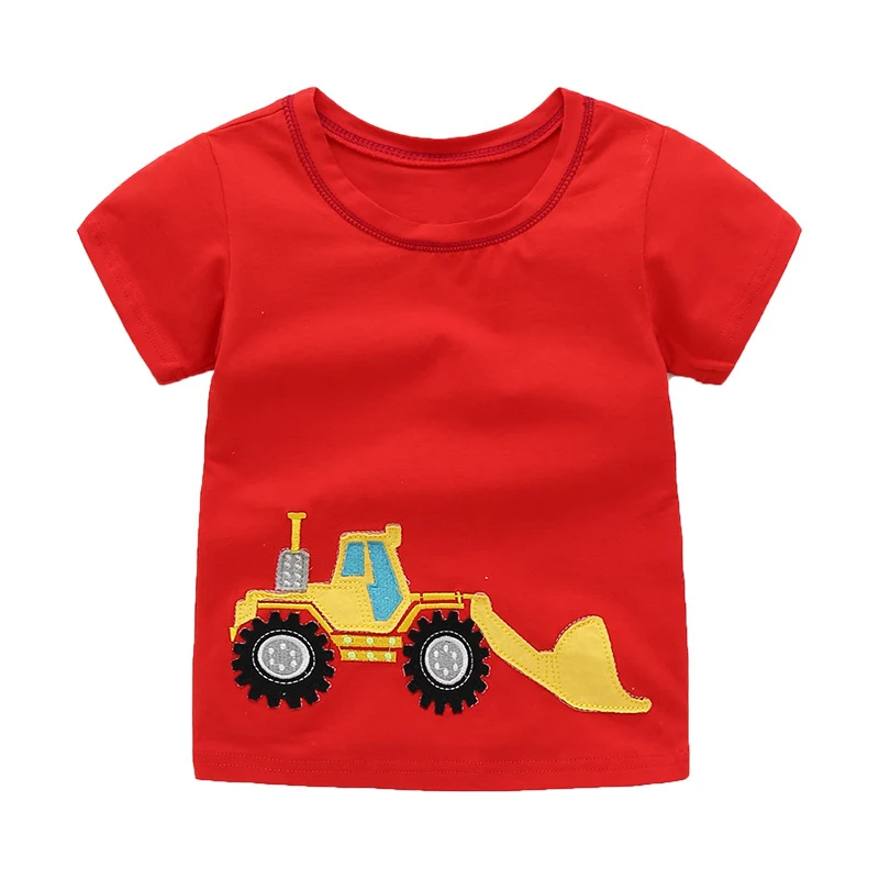 SAILEROAD/мультфильм печати для маленьких мальчиков динозавра футболка на лето для мальчиков младенцев девочек Детские футболки хлопок