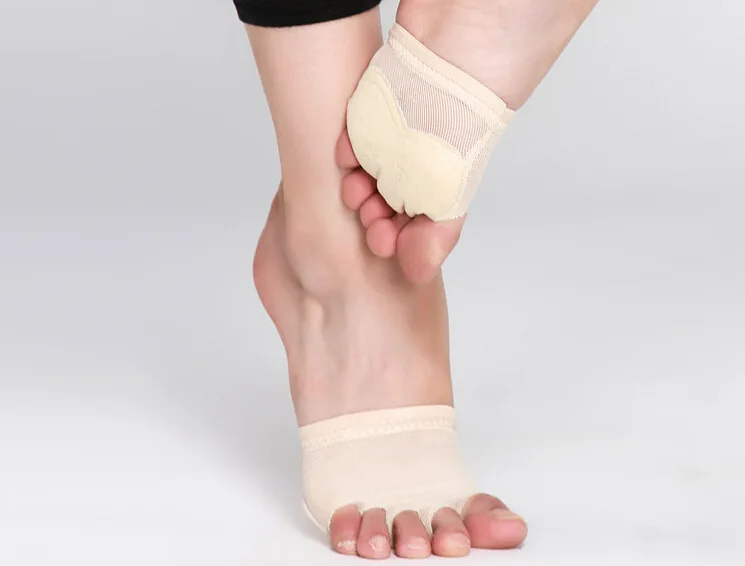 

2016 Professional Belly/Ballet Dance Toe Pad Practice Shoes foot thong Protection Dance Socks Costume gaiters Accessories