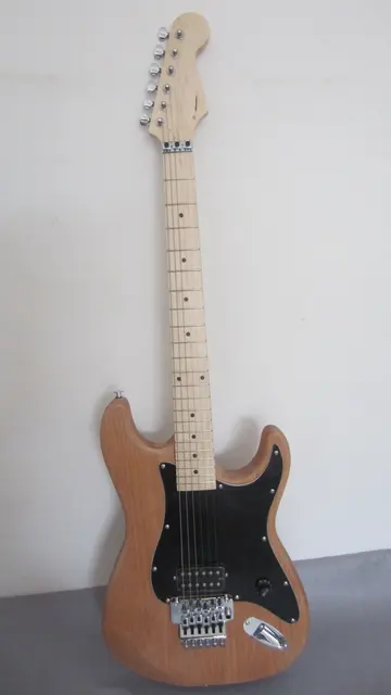 Cheap Free shipping alder body EVH guitar kits /charvel unfinished guitar /DIY guitar with folyd rose