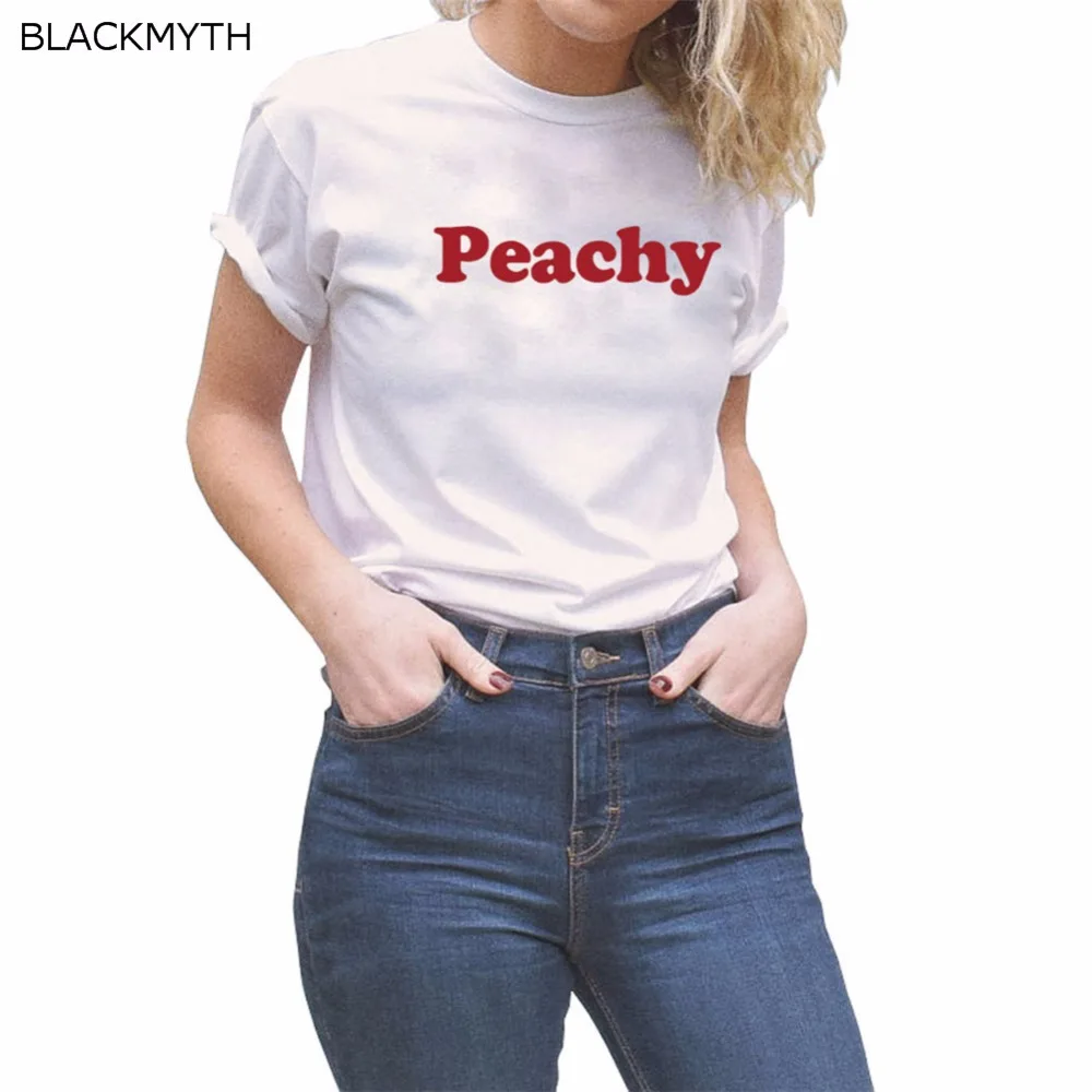 Round Neck Diamante Letters T-Shirts