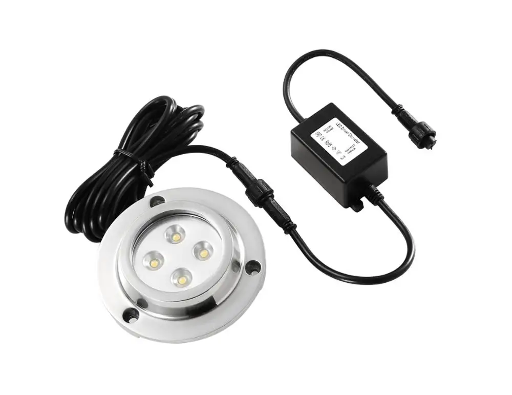 DC12V 10W IP68 Waterproof Steamship LED Underwater Light  LED Outdoor Lighting for Swimming LED Pool Light Stainless Steel Cover under water light