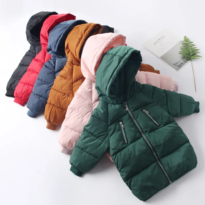 New 2018 Children Jackets Boys Girls Winter down coat Baby Winter Coat Kids warm outerwear Hooded Coat snowsuit Overcoat Clothes