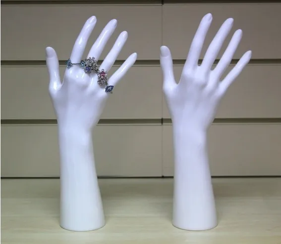 A Pair of Female Hand Mannequin Model Hands for Jewelry Display Mannequin Black 