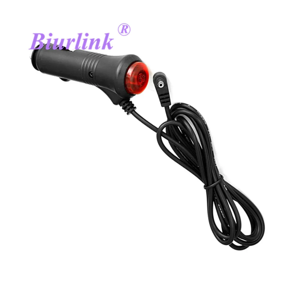 

DC Car Charger Charging Adapter for Radar Detector Cigarette Lighter GPS 3.5mm with Swicth Button