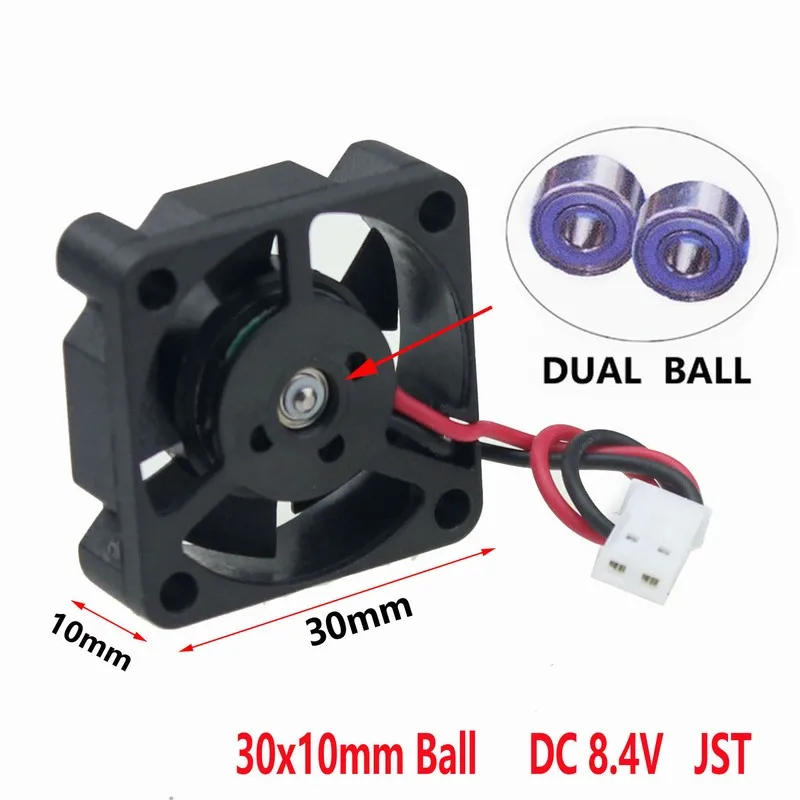1204KL-01W-B39 5V 0.13A for NMB Two Ball Bearing cooling fan 30*30*10MM 3pin
