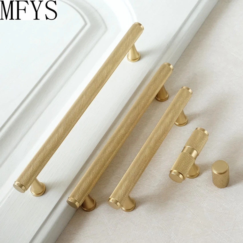 3 75 5 6 3 Brass Cabinet Handles Knobs Gold Brass T Bar