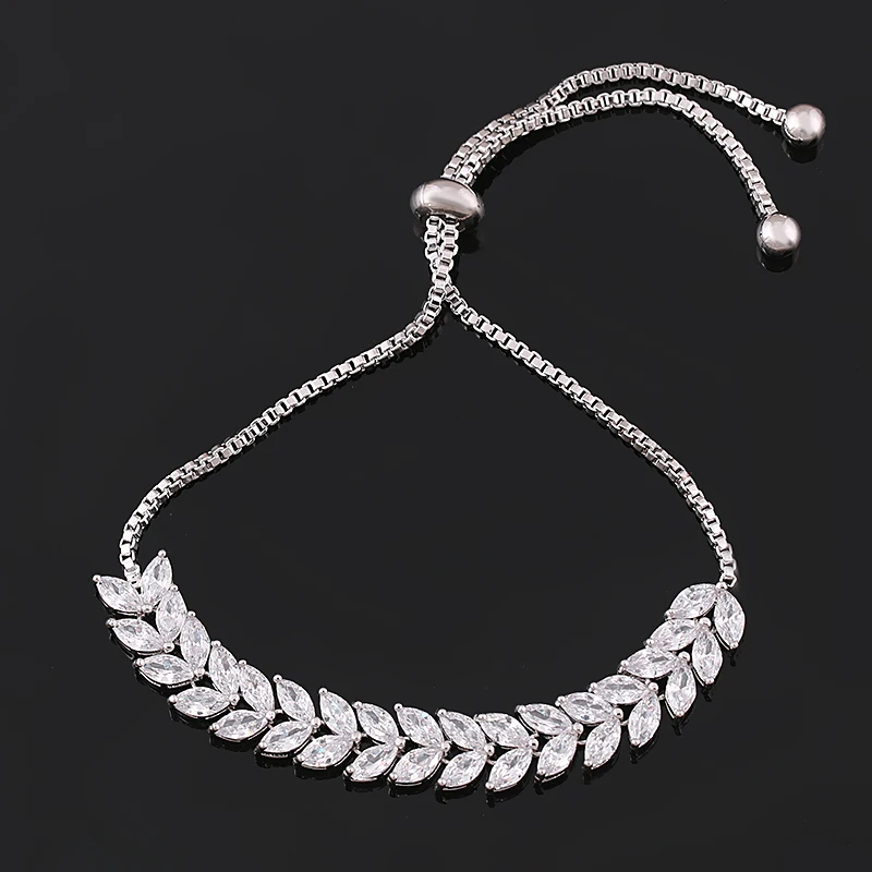 Регулируемый браслет baiduqiandu с фианитами и теннисные браслеты из фианита|bracelets for