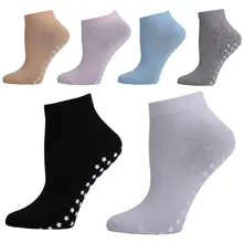 Новые хлопковые спортивные нескользящие носки для йоги дышащие носки унисекс носки для йоги