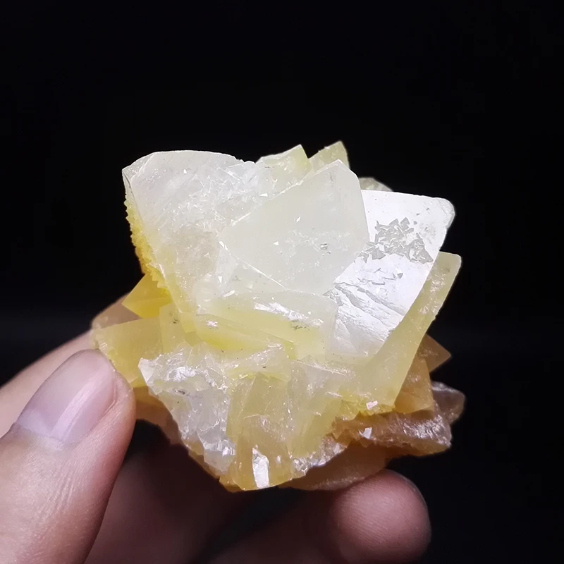 

106.2g NATURAL Stones and Minerals Rock SPECIMEN Yellow Crystalline stone RARE ORE UNIQUE MINERAL CY1