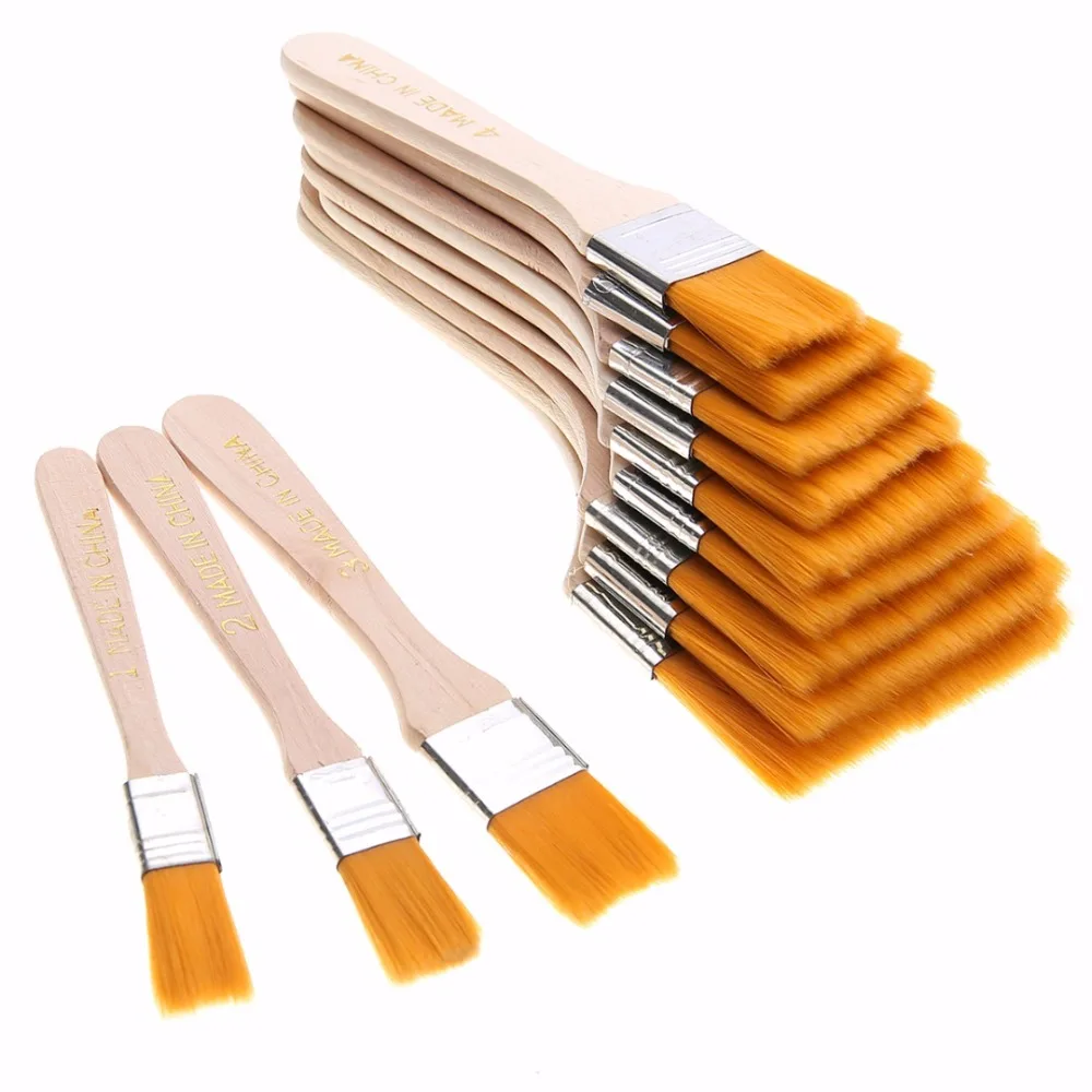 Набор кисточек для рисования маслом 12 шт.|painting tools and supplies|painting fruitpainting collage |