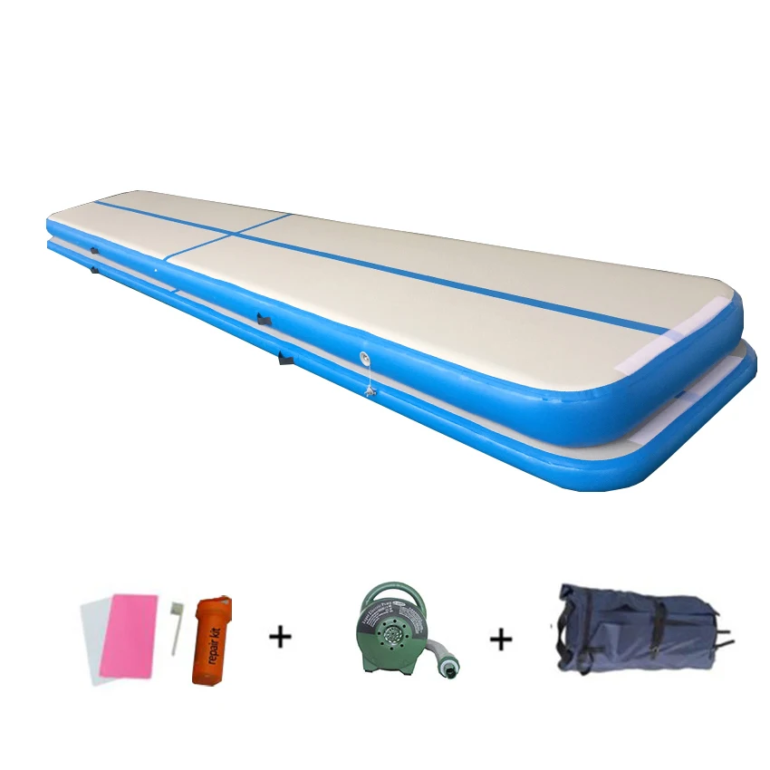 

6mx1mx20cm 19.7ft Inflatable Air Track Professional Tumbling Mat for Gymnastics Airtrack Floor Mats with Free Electric Air Pump