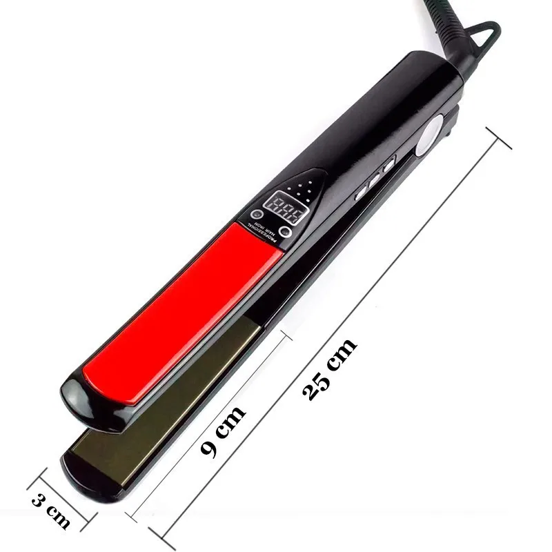 ЖК-цифровой выпрямитель для волос антистатический Керамический выпрямитель для волос Chapinha Styler Инструменты 110-240 В Istant Heat 1,2 дюймов
