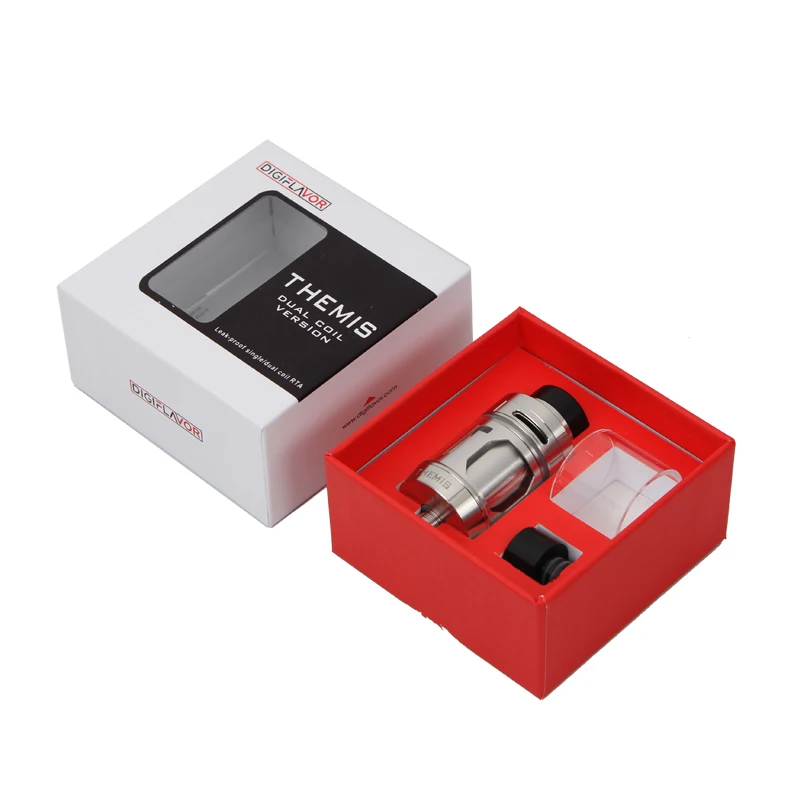 Original Digiflavor Themis RTA 5ml Tank Supports Dual and Single Coil Builds Mesh RTA with Mesh wires Fit E Cigarette MOD Vape 06