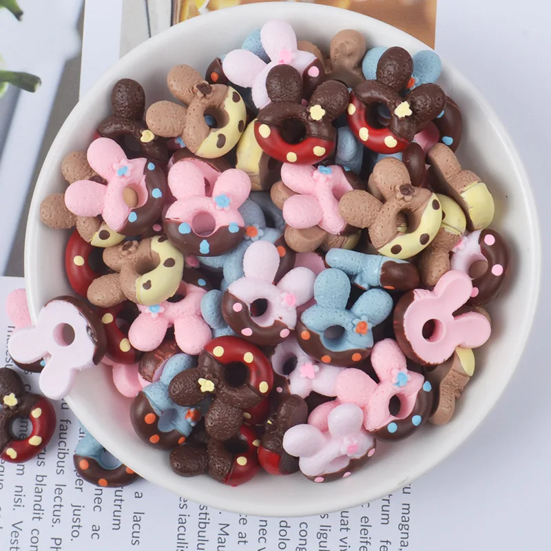 

Addition Slime Supplies Accessories Cute Donut Mold Decoration for Charm Lizun Slime Filler Slime Kids Toys Decoration Gift E