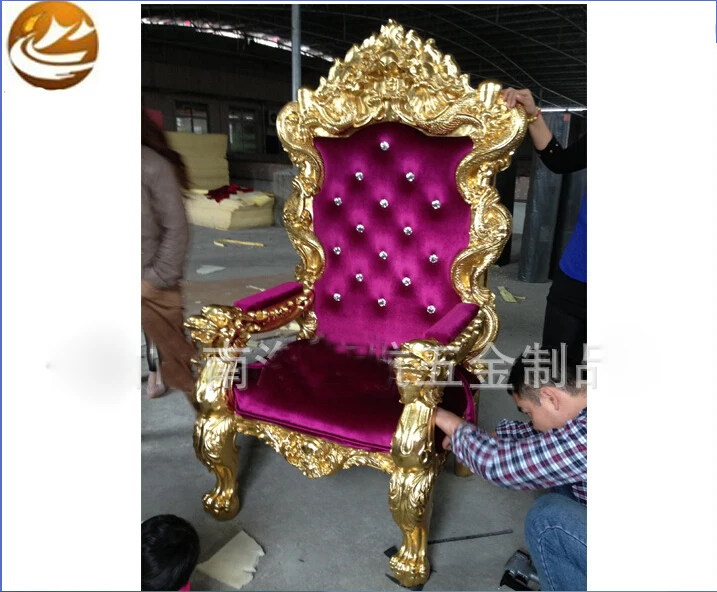 

Wedding chair the bride and groom King's chair -32