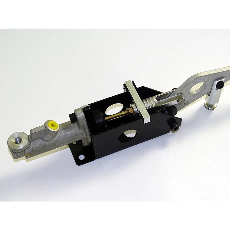waase Silver Universal Car Hydraulic Handbrake Vertical & Horizontal 45cm Rally Racing E-Brake Lever Device Master Cylinder