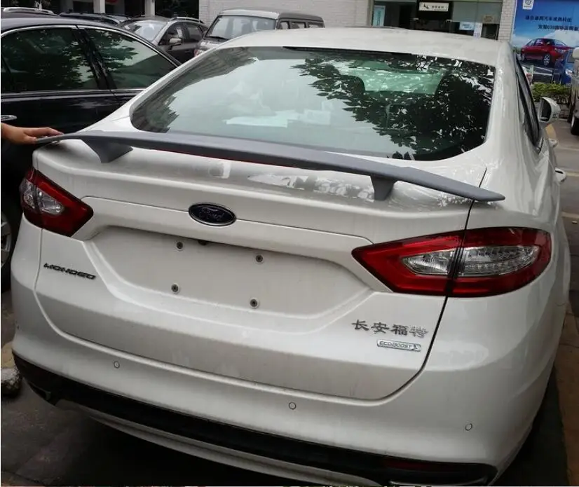 JIOYNG ABS PRIMER CAR REAR WING TRUNK LIP SPOILER FOR Ford Mondeo Fusion 2013 2014 2015 2016