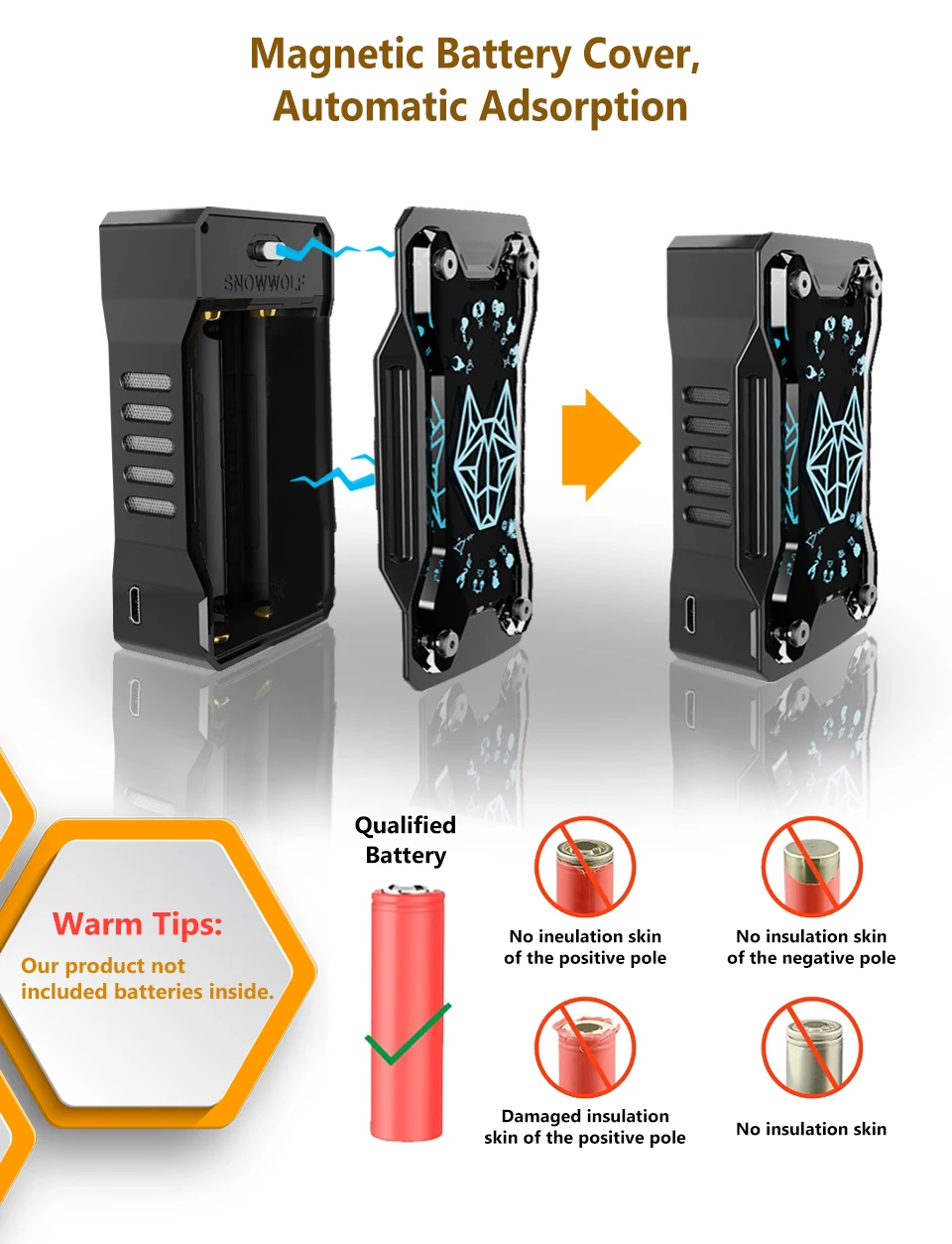 Sigelei Snowwolf Xfeng Electronic Cigarette Box Mod 5