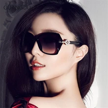 Guangdu de Moda Las Gafas de Diseño de Marca de Moda Mujer de los Vidrios de Sun UV 400 Gafas de Protección Gafas de Sol 5045