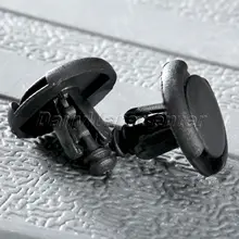 50Pcs/lot Car 7mm Hole Plastic Rivets Fastener Push Clips Black Auto Vehicle Door Trim Panel Retainer Fastener for Suzuki Alto