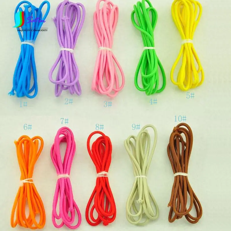 

DIY Sewing Accessary Craft Necessary Multi-core Coloured Round Shaped Elastic band S0019 Width 2.5MM