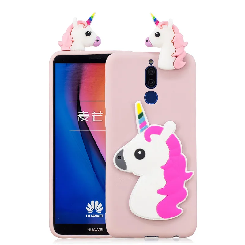 Мягкий силиконовый чехол из ТПУ для Huawei Mate 10 Lite P10 P20 P30 Pro P8 2017 с 3d изображением