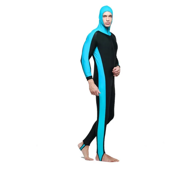 Buy Men's One Piece Snorkeling Diving Suit Hooded
