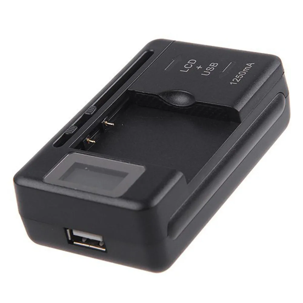 Universal Battery Charger LCD Screen USB Port Mobile Phone Battery Wall