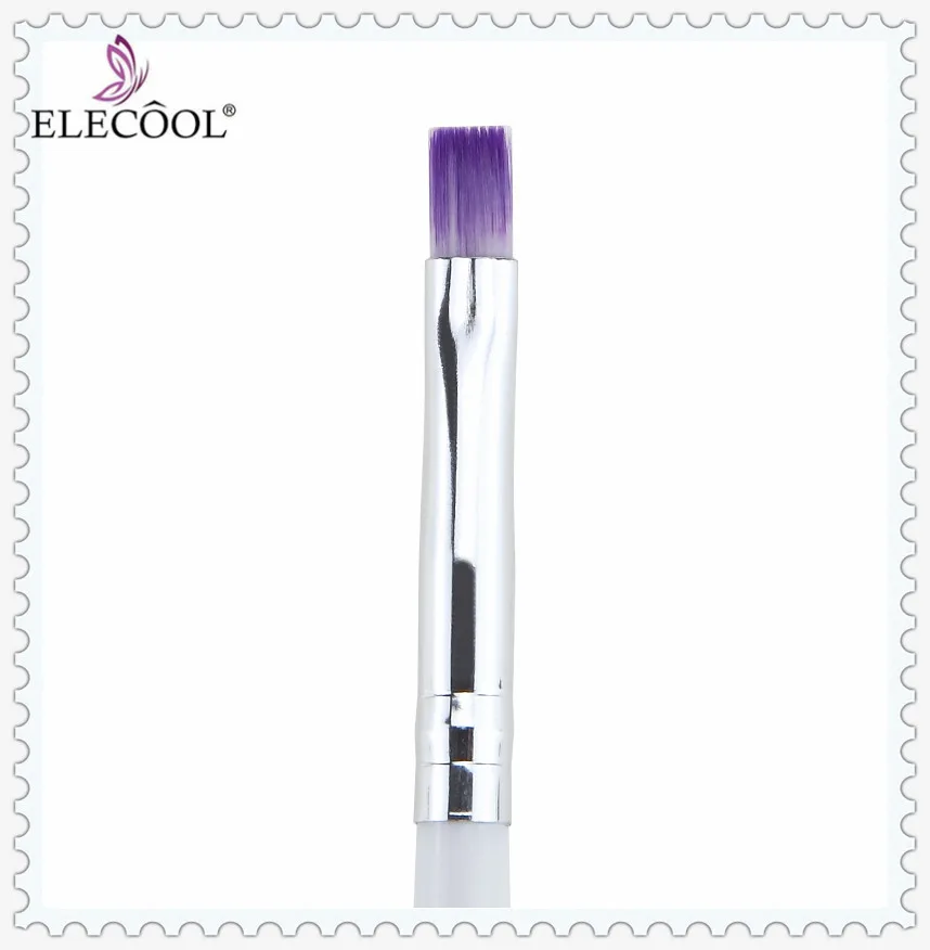 ELECOOL 8 цветов дизайн ногтей, ручка с кисточкой стразы кошачий глаз акриловая ручка резьба живопись гель наращивание ногтей маникюр лайнер ручка