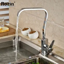 Смеситель Для кухни Медь Холодная и Горячая Вода Раковина Кран Растительное Стиральная Бассейна 360 Градусов Вращающийся Кран