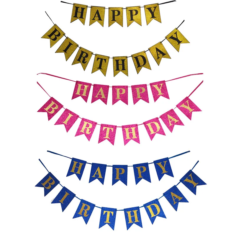 Много тем с днем рождения баннер Baby Shower фото овсянка 1-й флажки «С Днем Рождения» мальчик девочка вечерние украшения поставки