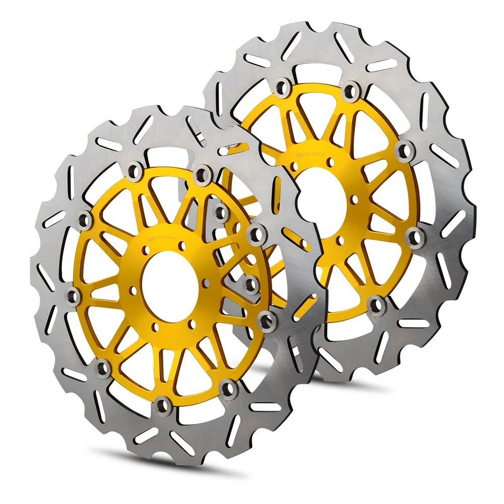 One pair Motorcycle Front Brake Disc Rotor For Benelli LEONCINO 500 BN600 CENTURY RACER TNT TRE 899 1130 TORNADO TRE 900