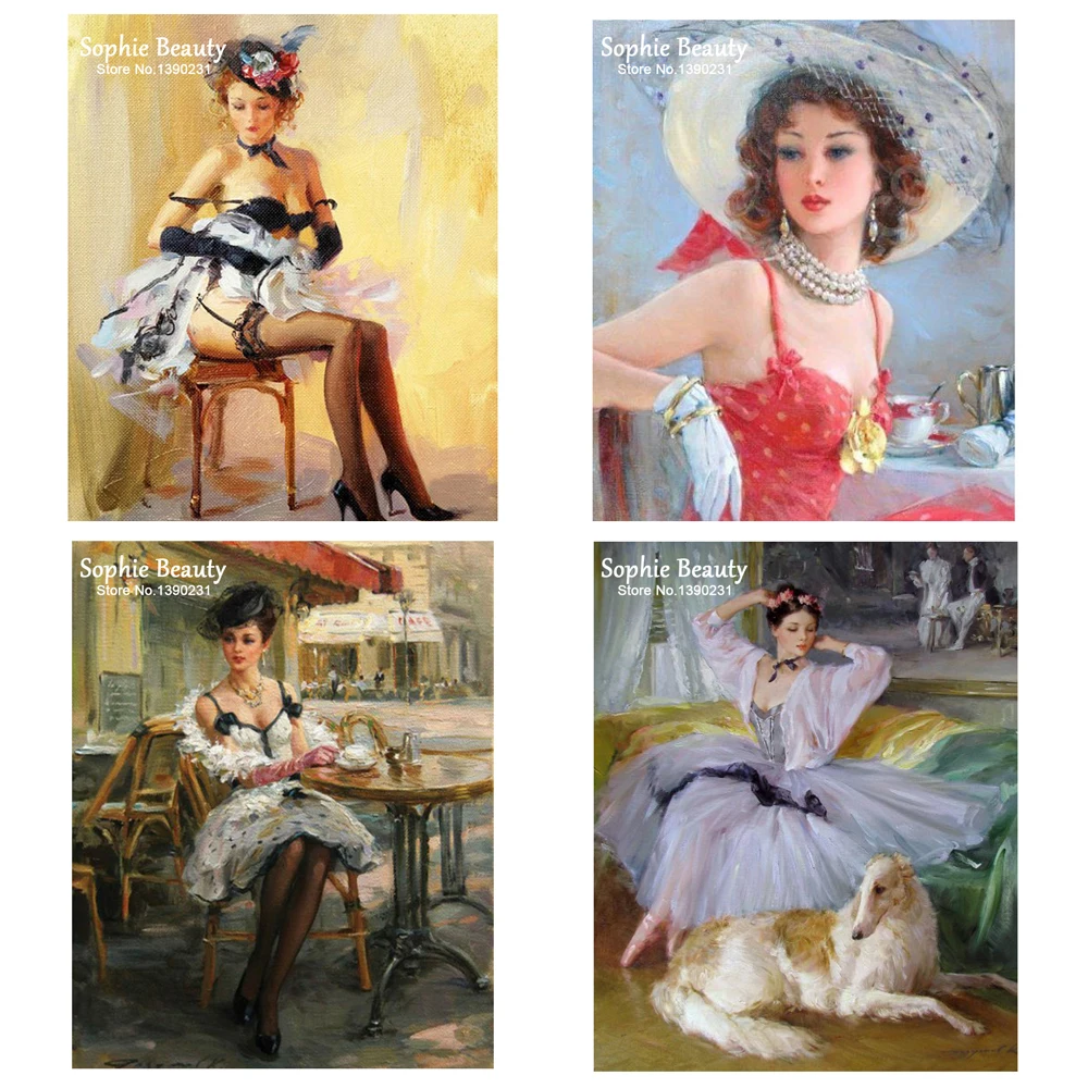 

Fashion Woman Painting 5D Diy Diamond Mosaic Diamond Painting Cross Stitch Full Square Diamond Embroidery Home Decor Needlework