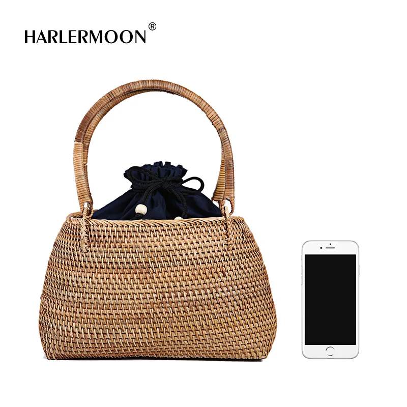 

Straw Handwoven Round Rattan Bag Shoulder Leather Straps Natural Chic Hand 100% HANDMADE NATURAL UNIQUE AND CHIC GIFT FOR WOMEN