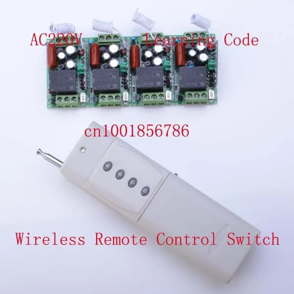 220v 10a 4ch Rf Wireless Remote Control Led Lights Switch 315mhz 220v 10a 4ch Rf Wireless Remote Control Led Lights Switch 315mhz 433mhz Outdoor Smart Home Automation Z Wave In Switches From