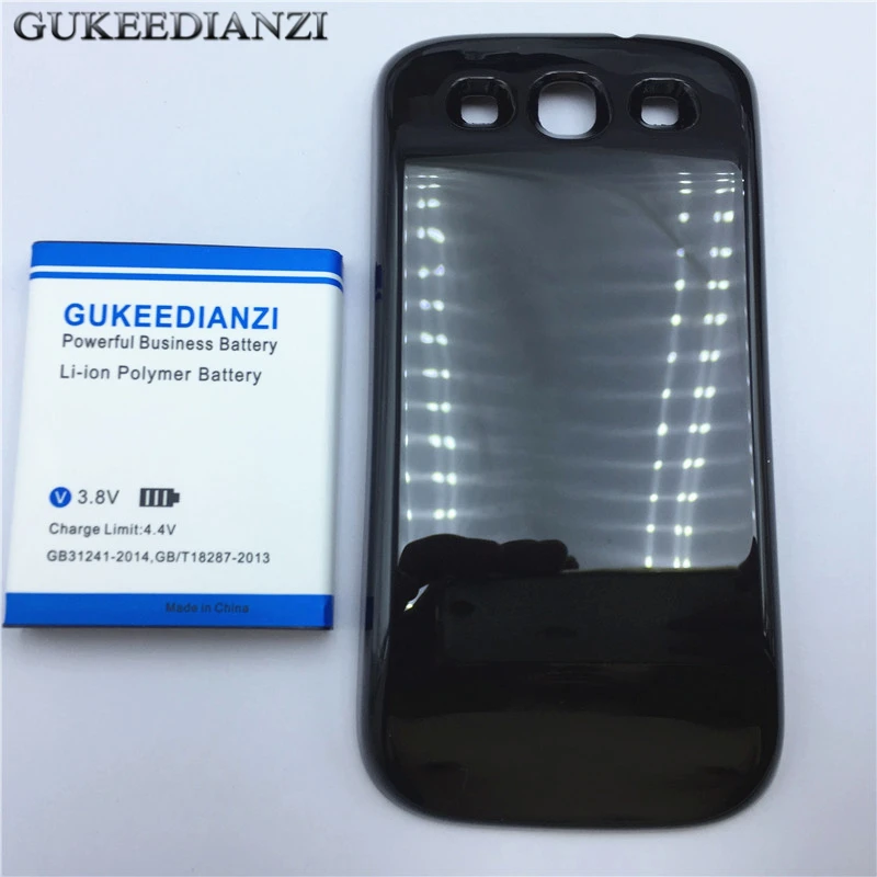 

5200mAh GUKEEDAINZI EB-L1G6LLU Battery For Samsung GALAXY S3 SIII I9300 Extended Mobile Rechargeable Batteries+Free Back Cover