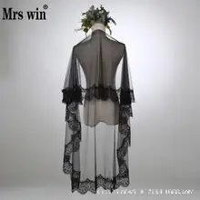 Черная вуаль, специально для свадебной фотографии, Cos, мягкий кружевной тюль, с аппликацией по краям, 3 метра, длинная Хвостовая Часовня, фата невесты, аксессуары C