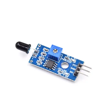 

10Pcs/Lot 3pin/4pin IR Flame Sensor Module Detector Smartsense For Temperature Detecting Suitable